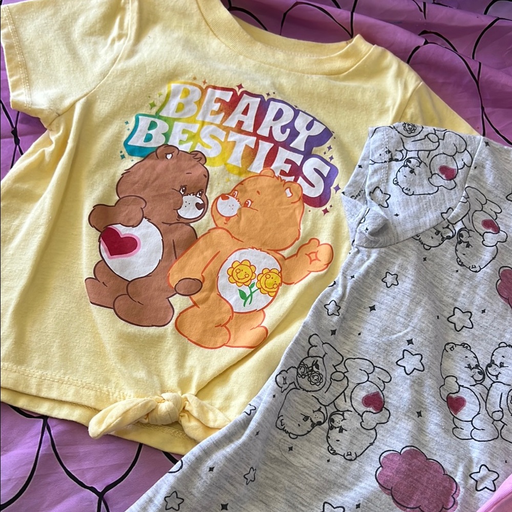 Beary Besties Yellow and Gray T-Shirts